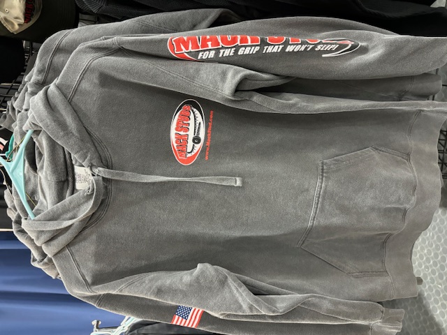 Mack Studs Grey Hoodie Sweatshirts